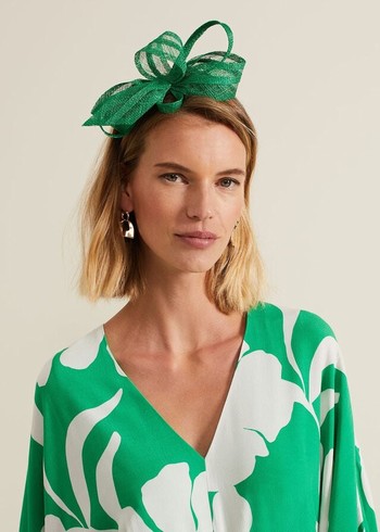 Phase Eight Twist Bow Hats Green Canada | BQHDAX-085